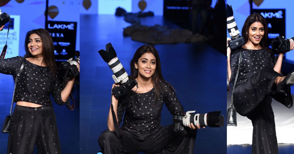 Adorable Shriya Saran in Black