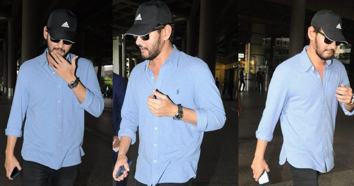 Mahesh spotted in a new look