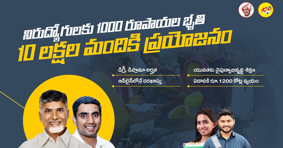 Monthly Stipend To Unemployed Youth in AP